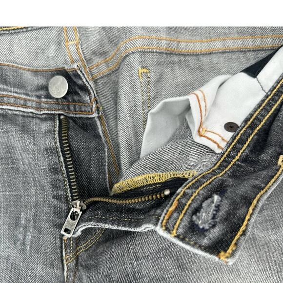 Citizens of Humanity Gray Wash Low Rise Straight Leg Jeans Size 32 - Picture 4 of 9